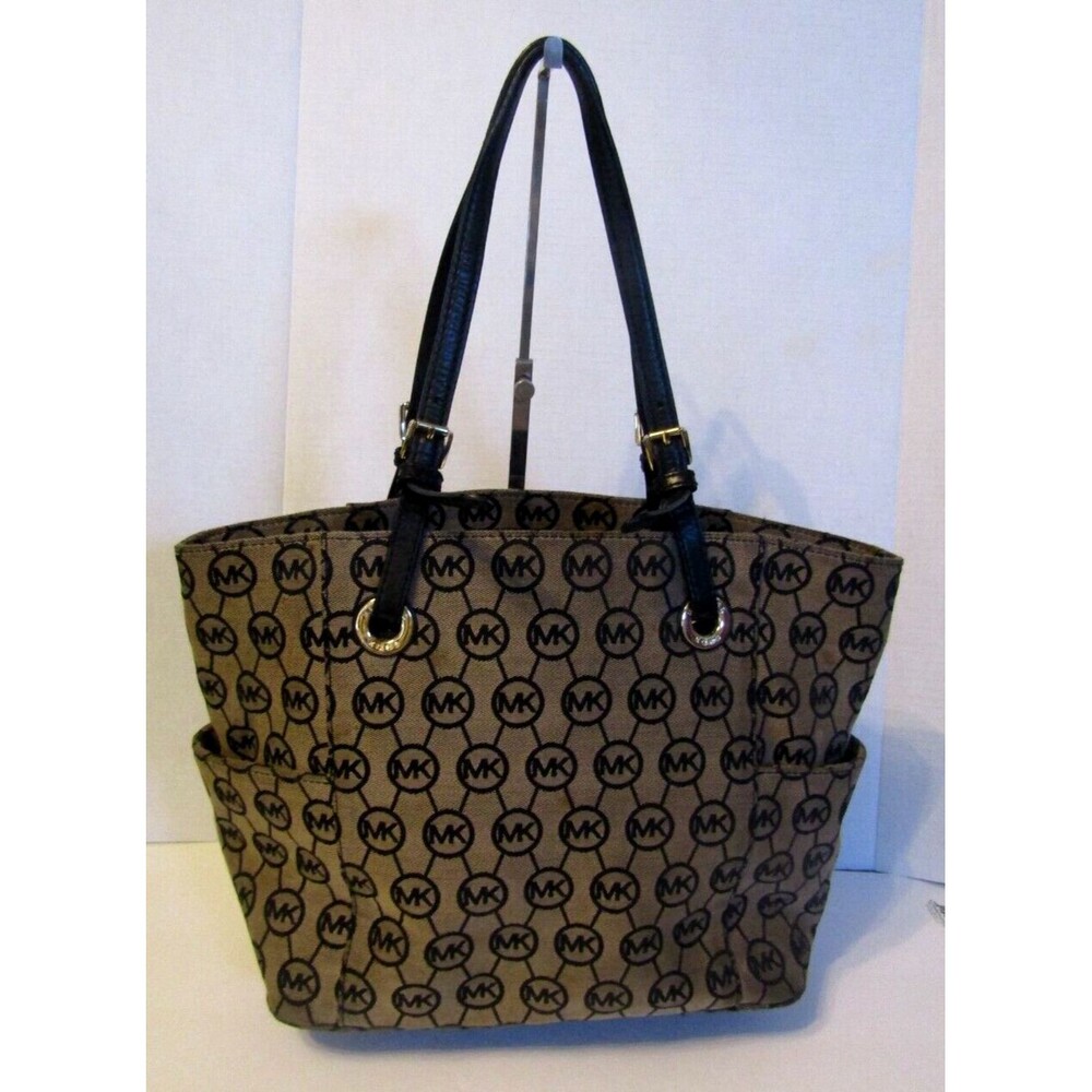 Michael Kors Grayson Tote MK Monogram Shoulder Bag Chic Quiet Luxury - Picture 7 of 11